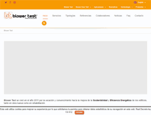Tablet Screenshot of blower-test.com